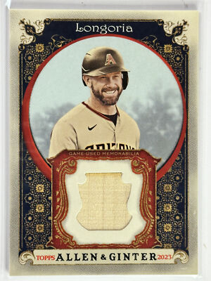 2023 Topps Allen & Ginter #AGRB-EL Evan Longoria Full-Size Relics Series B