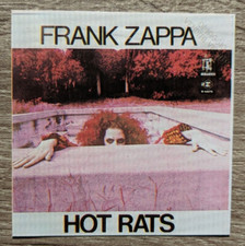 1981 FRANK ZAPPA  HOT RATS PANININ DISCORAMA ITALY mini ALBUM COVER STICKER