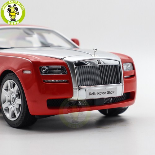 1/18 Rolls-Royce Ghost Kyosho 08802RS Red/Silver Diecast Model Car - Picture 19 of 22