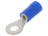 100X BM90219 Kabelschuh: Ring M4 Ø: 43Mm 15-25Mm2 Klemmverbindung Blau Bm Gro