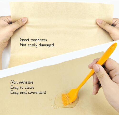 Eco-Friendly Non-Stick Baking Parchment Paper, 500 Precut Sheets 12" x 16" - Picture 7 of 8