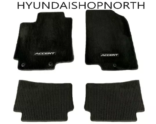 2012 2017 Hyundai Accent Floor Mats Genuine OEM Accessories