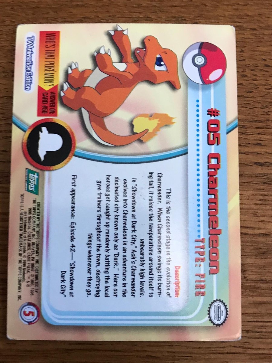 Pokemon Topps TV Animation Edition Cards | eBay
