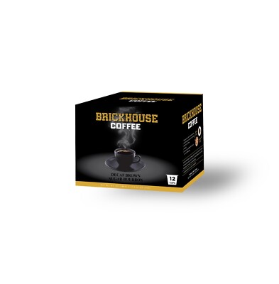 Brickhouse Single Serve Coffee (Decaf Brown Sugar Bourbon, 12 count)