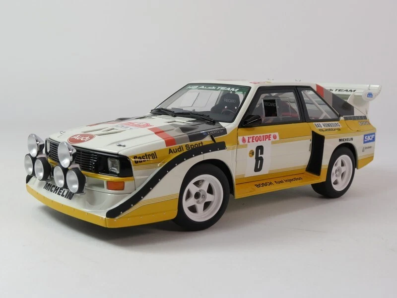 Autoart Audi Quattro S1 #6 Mikkola Rally Monte Carlo 1986 1/18 88602 - Immagine 2 di 4
