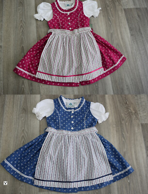 Isar-Trachten Kinderdirndl „Beere“ – Süßes Set Mit Bluse & Schürze