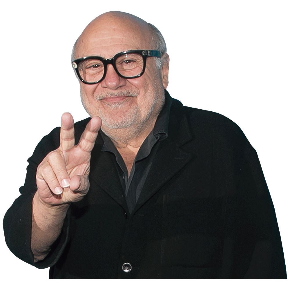 Danny DeVito (Peace) Ritaglio di buddy a metà corpo | eBay