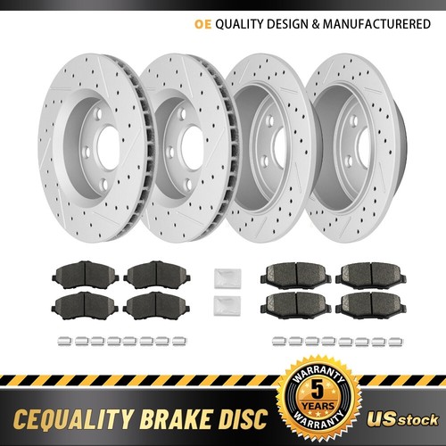 Disques De Frein Plaquettes Avant Arrière Pour JEEP Grand Cherokee 1999 - 2004 - Foto 7