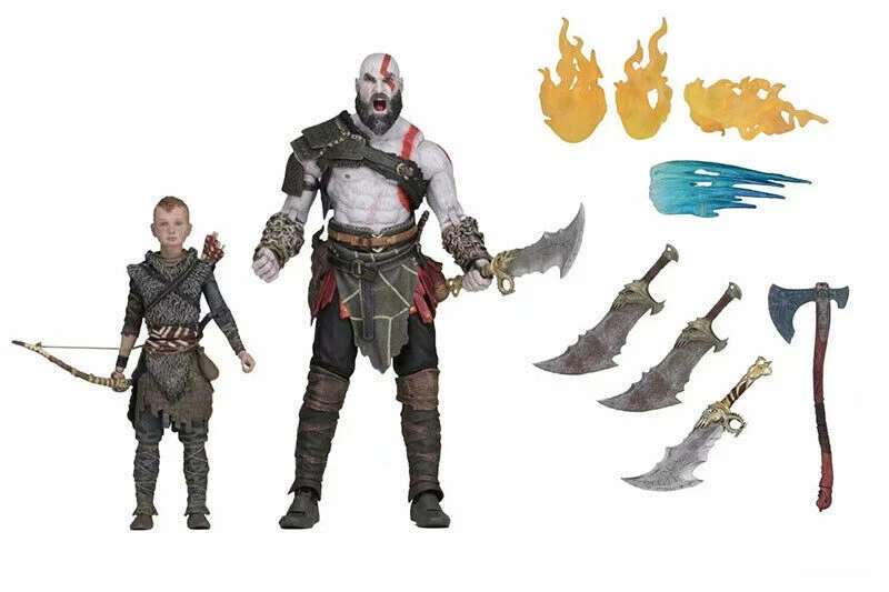 2024 New God of War Kratos & Atreus Ultimate Action Figure 2 Pack Box Set - Image 2 of 4