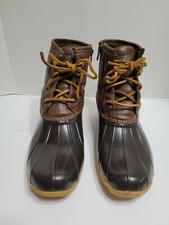 Sperry Saltwater YG55362 Duck Boots, Little Girl's Size 5M Brown