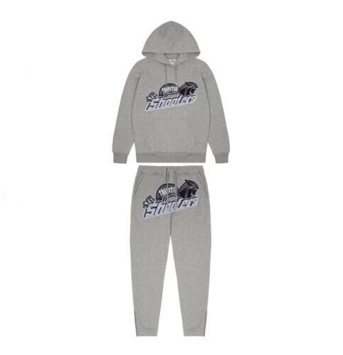 Trapstar Shooters Hooded Tracksuit “Grey/Sky Blue” - XS | eBay