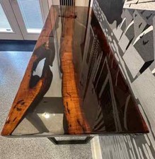 Tavolo bar/divano tavolo epossidico trasparente ordine personalizzato epossidico lucido 100% FATTO A MANO