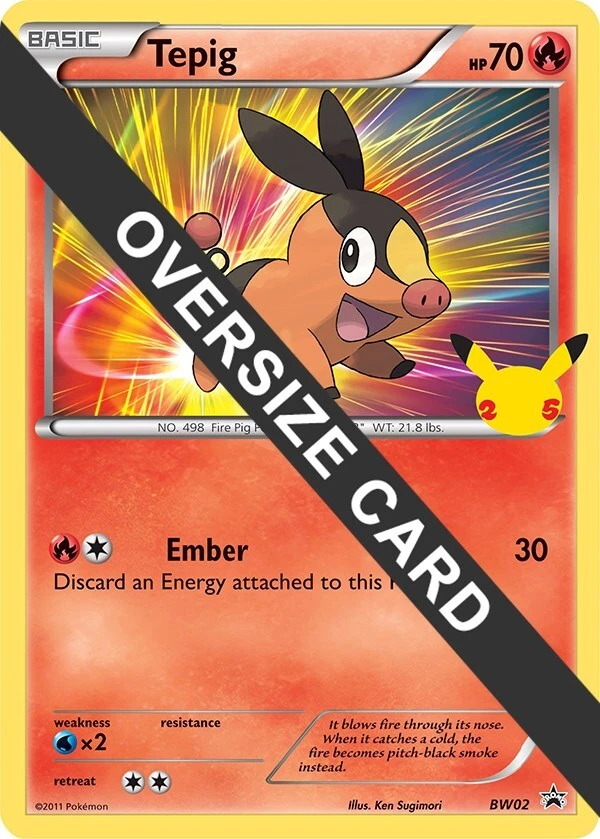 Tepig BW02 First Partner Pack