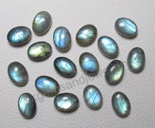 Natural Labradorite Cabochon Oval Calibrated Gemstone For Jewelry Making