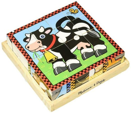Galt Toys Zählpuzzle Aus Holz – Lernpuzzle Für Kinder Ab 2 Jahren, 6-teilig Mit 15 Tierfiguren