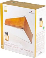 Rockingham Forge BLK-116M Magnetic Bamboo Knife Block