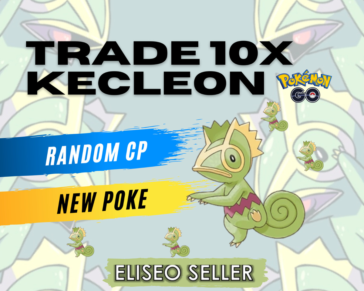 Trade Kecleon - Pokemon Kecleon GO - New Kecleon x1 or x5 or x10