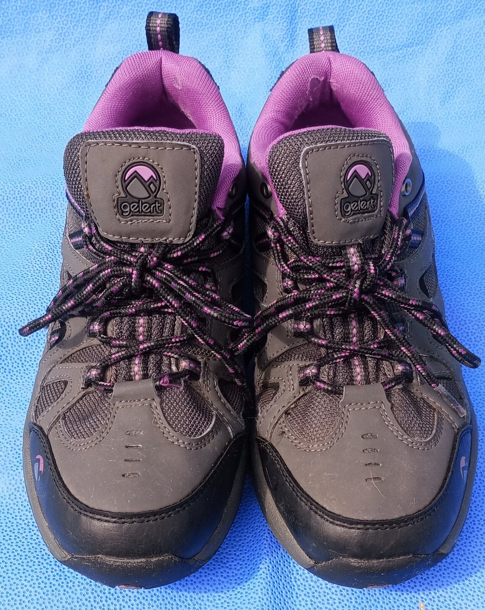 Gelert Ladies Ottawa Low Charcoal/Purple Walking Shoes/Boots (Size UK 5-EU  38)