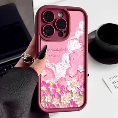 Phone Case For iPhone 15 14 13 Pro Max 12 11 XR ShockProof Patterned Soft Cover