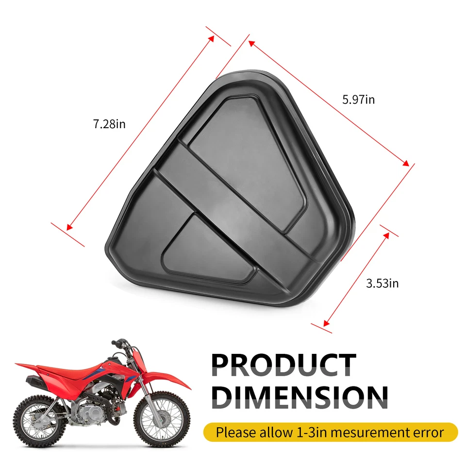 Tapa y sello de tapa de caja de aire para Honda CRF80F CRF100F XR80R XR100R 1985-2013 Foto 2 de 4