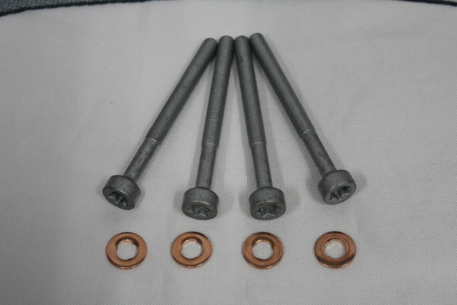 Genuine Mercedes-Benz 651 Diesel Injector Bolts Copper Washers Set of 4 ...