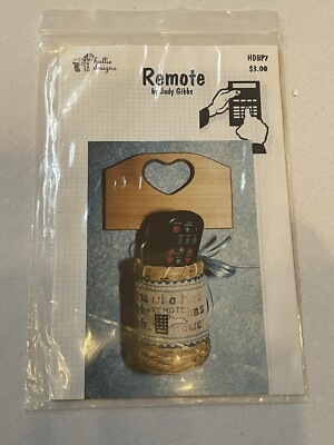 RARE Simple Pattern for ''Remote Basket'' by Judy Gibbs CrossStitch Hollie Designs