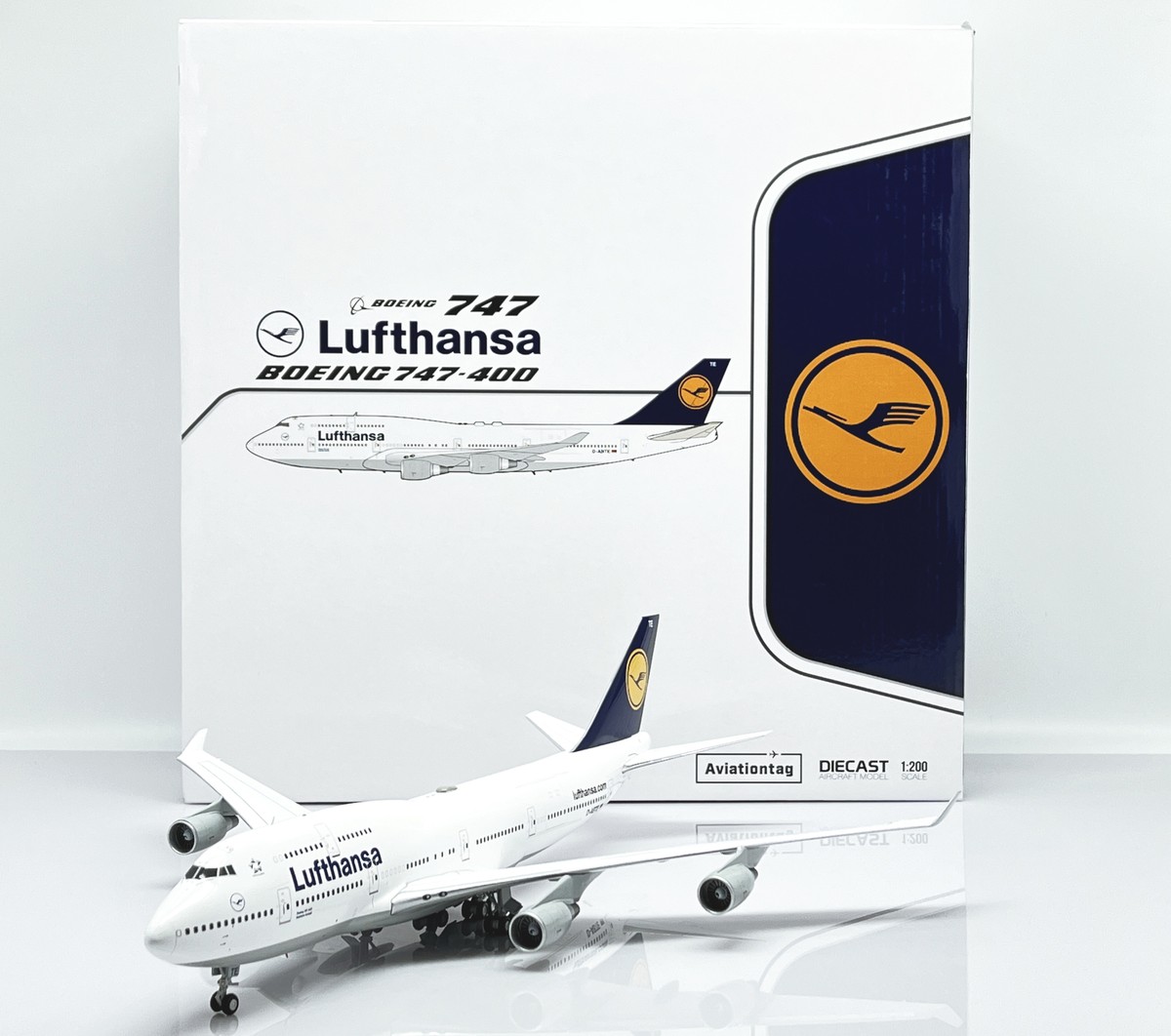 航空機・ヘリコプター 1/200 Lufthansa BOEING 747-400 1:200 JC Wings Lufthansa BOEING B747-400F Passenger Plane