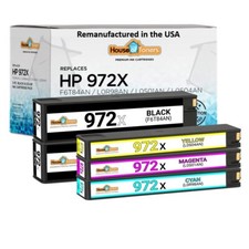 972 972X Fits HP 972X Ink Cartridge BCMY for PageWide Pro MFP 477dw 577dw Lot