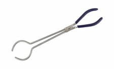 GRAPHITE CRUCIBLE TONGS HEAVY-DUTY STAINLESS STEEL MELTING GOLD SILVER INGOT