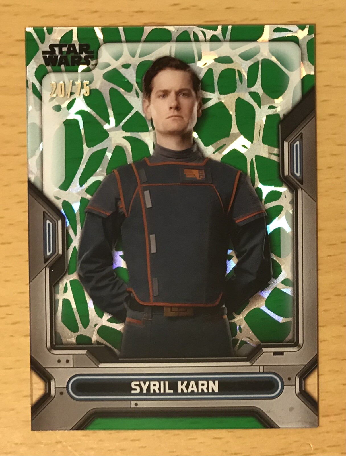 2023 TOPPS STAR WARS HIGH TEK SYRIL KARN #/75 ANDOR KYLE SOLLER | eBay