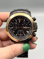 Swiss Legend World Timer 110002206 Men's Watch 45mm *Pre Owned* FREE SHIPPING