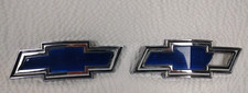 Lot 2 Chevy Chevrolet 1969 1970 Truck Bowtie Blue Emblem Grille Badge Bowtie