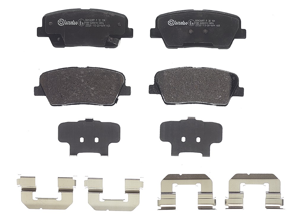 Brembo Bremsbelagsatz, Scheibenbremse [Hersteller-Nr. P30104] für Kia, Genesis - Bild 6