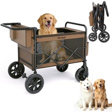 2-in-1 Dog Stroller for Medium  Large Dogs,Foldable Dog Wagon,200 LB