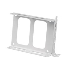 Dual SSD Mounting Bracket HDD Drive Bay Holder Sturdy Metal 2.5" SSD Bracket