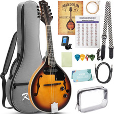 Mandolin Instrument a Style, Electric Acoustic Mandolins Instrument Kit 8 String