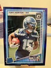 Tory Horton 2025 Panini Donruss Optic Rated Rookie #295 Purple Shock Prizm