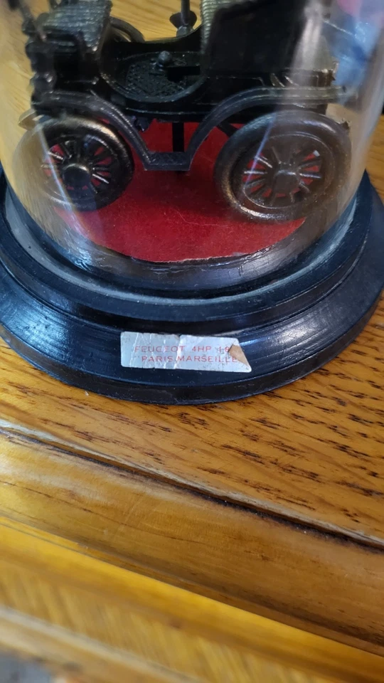Peugeot Vintage 4hp 1896 París Marsella Automático Bajo Cristal Hecho en Hong Kong Foto 4 de 4