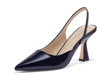 Coutgo Womens Slingback Stiletto High Heels Closed Pointed Toe Pumps D Ors