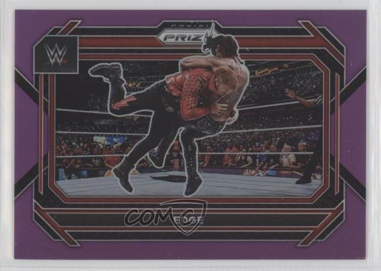 2023 Panini Prizm WWE Purple Prizm 84/149 Edge #100 1a5j