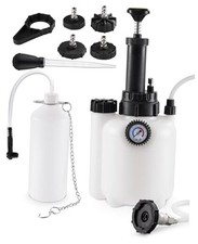 3L Brake Fluid Bleeder Kit w/ 1L Catch Bottle, Pressure Brake Bleeding Tool,