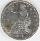 VF Cleaned Scratched 1878 S Trade Dollar