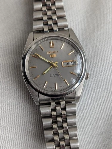 Vintage Seiko 5 Automatic For Overhaul Grey