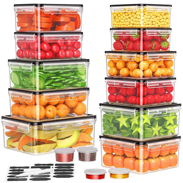 Frischhaltedosen Set 30-Teilig Vorratsdosen Luftdicht Bpa-Frei KüChenboxen-image