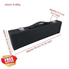 Vetimobato C Flute Beginner Black Silver Plated Nickel w/ Case Kit