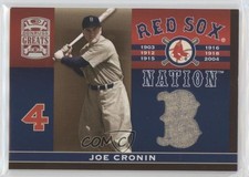 2005 Donruss Greats Red Sox Nation Materials Joe Cronin #RSN-8 HOF a8r