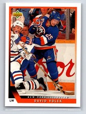 1993-94 Upper Deck #370 David Volek New York Islanders Hockey Card