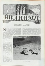 PITTORI DI PAESE: CESARE MAGGI (estratto del 1922)