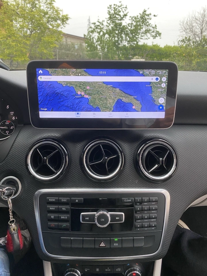 CARPLAY Autoradio Android Auto Mercedes  Classe A W176 GLA X156 CLA C117  Navi - Immagine 4 di 4