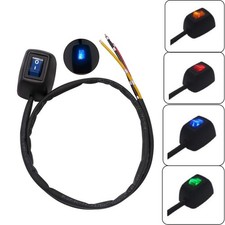 Green LED On/Off Car Push Button Switch High Quality Material Boat Shape